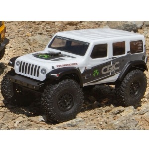 AXIAL 1/24 SCX24 2019 Jeep Wrangler JLU CRC Rock Crawler 4WD RTR, White AXI00002T1