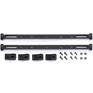 [#ZSP056-BK] Aluminum Roof Fixed Guide Rail, Universal Roof Rack Fixing Rail Cross Bar Set for Roof Luggage (for TRX6ZSP6-BK) 루프바