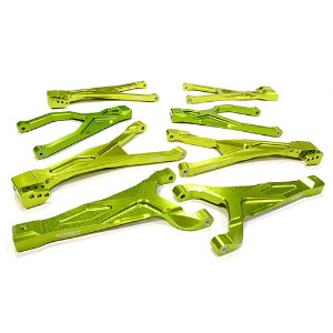 [#C25904GREEN] Billet Machined Suspension Kit for Traxxas 1/10 Scale Summit 4WD (Green)