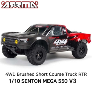 ARRMA 1/10 SENTON 4X4 V3 MEGA 550 Brushed Short Course Truck RTR  ARA4203V3T1