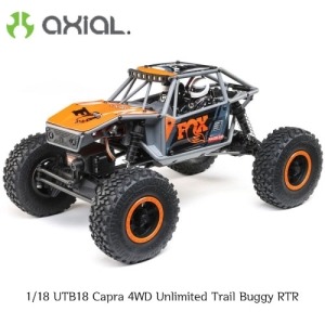 1/18 UTB18 Capra 4WD Unlimited Trail Buggy RTR, Grey 조종기,배터리,USB충전기 포함   AXI01002T2