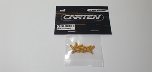 [GBH0308] YFS 12.9 Gold Coating screw set - BH M3x8mm(10개)