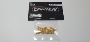 [GBH0312] YFS 12.9 Gold Coating screw set - BH M3x12mm(10개)