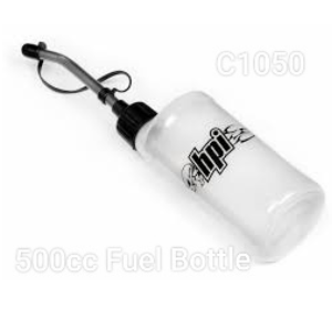 Hpi style Fuel bottle 500cc Blue Metal nozzle C1050