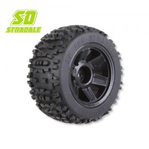 [SP999] STRADALE - 3.8&quot; Sabbia Tire 17mm 1/2&quot; Offset MT Wheel(2pcs)/본딩완료