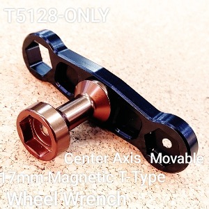 17mm Magnetic T-type Wheel Wrench (Center axis movable)     T5128-ONLY