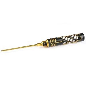 Ball Driver Hex Wrench .078 (5/64&quot;) X 100mm Black Golden -