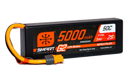 Spektrum 5000mAh 2S 7.4V 50C 스마트 LiPo 배터리